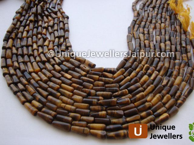 Tiger Eye Plain Drop Beads