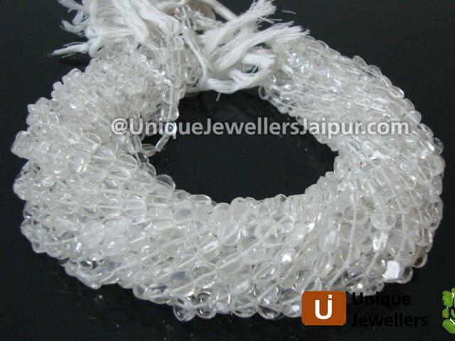 Crystal Plain Coin Beads