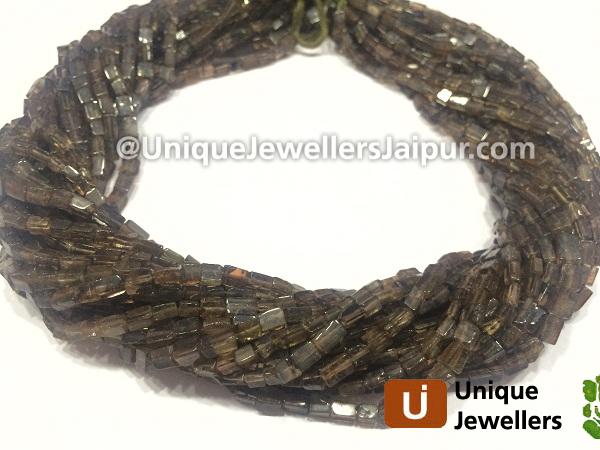 Brown Andalusite Smooth Square Beads