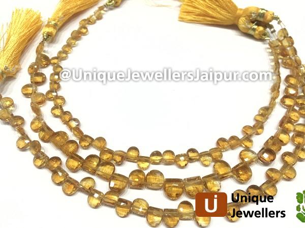 Madeira Citrine Faceted U Beads