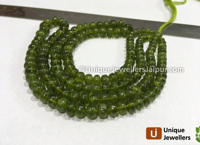 Vesuvianite Far Smooth Roundelle Beads