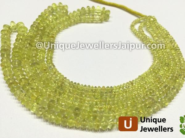 Chrysoberyl Smooth Roundelle Beads