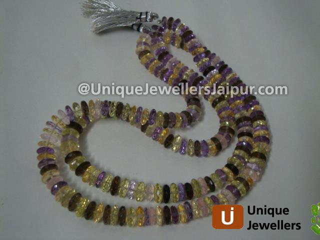 Multi Stone German Cut Beads